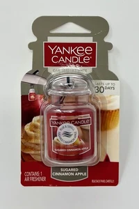 1 YANKEE CANDLE SUGARED CINNAMON APPLE ULTIMATE CAR JAR LUFTERFRISCHER HÄNGEND - Bild 1 von 5