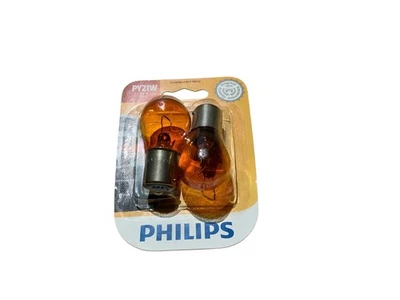 Bombilla de señal de giro de 20 piezas - Estándar - Paquete de blíster doble Philips PY21WB2 Foto 1 de 3