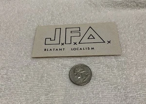 Eklatant Localism Skate Punks OG 85 JFA Jody Fosters Army Band Skateboard Sticker - Bild 1 von 2