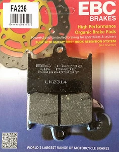 EBC/FA236 Brake Pads (Front) for Triumph Tiger Explorer, Trophy, Thunderbird... - Picture 1 of 2