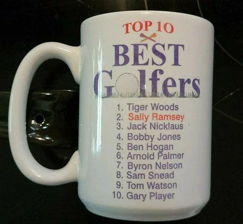 Ceramic Coffee Mug TOP 10 BEST GOLFERS Cover