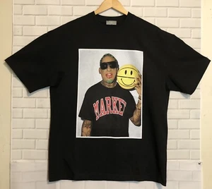 Neu Dennis Rodman Markt Tattoos NBA Chicago Bulls Basketball schwarzes Shirt 2XL - Bild 1 von 12