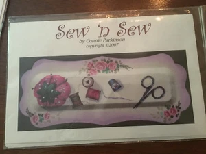 Folk Art /Decorative Painting Packet("Sew 'n Sew")Connie Parkinson - Picture 1 of 2