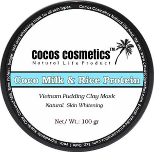 Coco Milk Rice Protein Facial Whitening Mask by Cocos Cosmetics - Picture 1 of 4