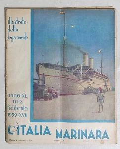 I113225 L'Italia Marinara - illustriert der Marineliga - a. XL Nr. 2 1939 - Bild 1 von 6