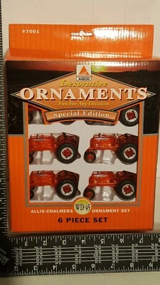 Allis Chalmers WD-45 6 Piece Ornament Set - Image 1 of 2
