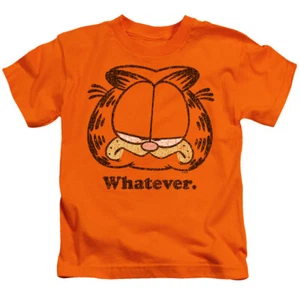 GARFIELD WHATEVER Licensed Toddler Kids Graphic Tee Shirt 2T 3T 4T 4 5-6 7 - Picture 1 of 3