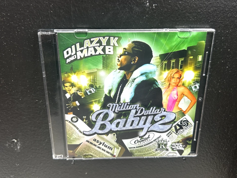 DJ LAZY K MAX B MILLION DOLLAR BABY MDB 2 RARE NYC PROMO MIXTAPE MIX CD DIPSET Foto 1 de 2