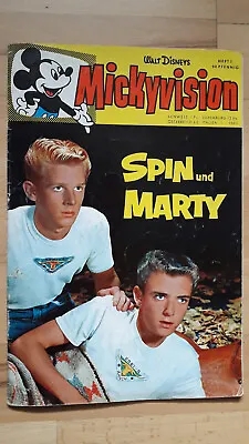 1962 Mickeyvision #1 Spin And Marty - ORIGINAL Comicheft Ehapa • 15.40£