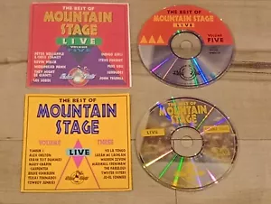 BEST OF MOUNTAIN STAGE VOL. THREE & FIVE LIVE TEXAS TORNADOS CD Lot - Imagen 1 de 4