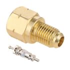 Brass Vacuum Pump Adapter Replacement HQ for R1234yf to R12 Refrigerant System