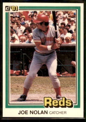 1981 Donruss  Joe Nolan  #302 Cincinnati Reds - Image 1 of 2
