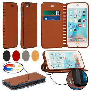 Luxury Magnetic Leather Wallet Flip Case Stand Protective Cover For Mobile Phone - Picture 1 of 36