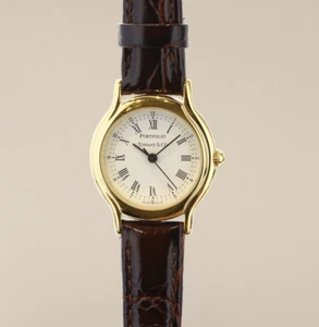 Portfolio Tiffany & Co Edition Ladies, White Roman Dial - Yellow Gold Plated - Picture 1 of 11