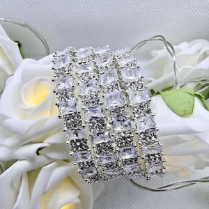 Indian Pakistani 4 Piece Plated Bangles Set - Picture 1 of 17