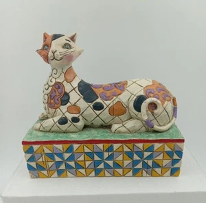 Retired 2005 Jim Shore Heartwood Creek Alley Cat   Figurine Folk Art  6"x 5.5" - Picture 1 of 15