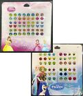 24 Pairs Set Girls Kids Sticker Earrings Frozen Pony Disney Princess Kitty Bling