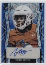 2022 Leaf Flash Portrait Auto Blue Kaleidoscope /20 Xavier Worthy #PA-XW1