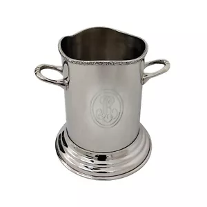 Louis Roederer Cubo de Champagne Cubo de Hielo Enfriador de Vino Chapado en Níquel Altura 16CM - Imagen 1 de 4