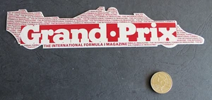 Autocollant / Sticker The International Formule 1 magazine GRAND-PRIX - Picture 1 of 2