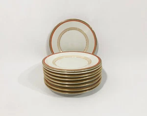 9x Royal Copenhagen The Spanish Pattern 414 Bread Cake Plates 16 cm - Picture 1 of 19