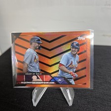 2023 Topps Updates  Goldschmidt  & Arenado Share Laugh Orange & Black Foil US147