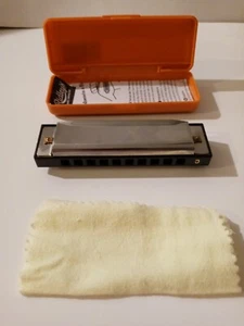 Ridley's House Novelties 10 Holes Harmonica T10-4 With Case - Picture 1 of 11