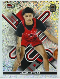 2022-23 Topps Finest OTE Overtime Elite Jahki Howard #57 Speckle Refractor /175  - Picture 1 of 2
