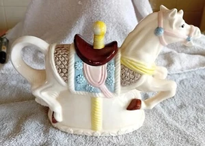 LOVELY DECRATIVE HORSE TEAPOT - Picture 1 of 8