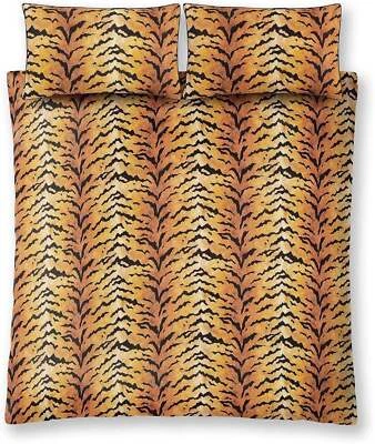 PALOMA HOME CLEARANCE Superking Paloma Faith duvet set LUXE TIGER GOLD & BLACK .SAVE £££'S