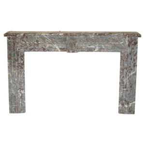 Important Louis XVI Saint Remy Marble Fireplace Mantle Hand Made in Paris - Picture 1 of 12