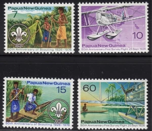 PNG 1976 50th Anniversary of Scouts and Survey Flight, mnh - Picture 1 of 1