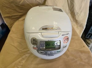 Zojirushi NS-ZCC10 5.5 Cup Fuzzy Rice Cooker - White - Used - Picture 1 of 7