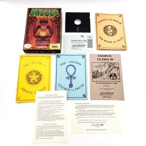 Ultima III 3 Exodus (Commodore 64) 5,25" floppy disk manca 1 disk incompleto? - Foto 1 di 12