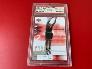Tarjeta Eddy Curry Bulls 2001 UD Flight Team Rookie Air/375 #127 PSA 10 gemas como nueva - Imagen 1 de 2