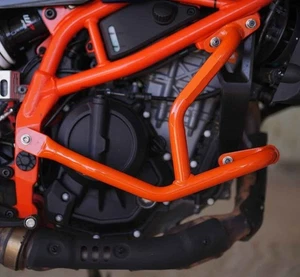 Protector contra choques (NARANJA) apto para KTM 390 ADVENTURE R (2025) - Imagen 1 de 2
