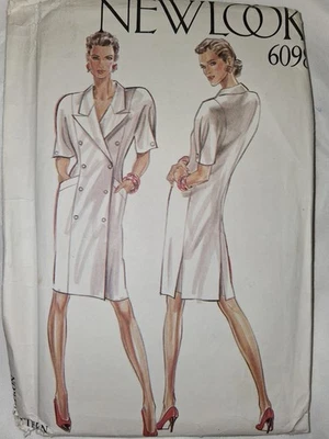 New Look 6098 Sewing Pattern Retro Dress Womens Size 8-18 Uncut FS - Image 1 of 2