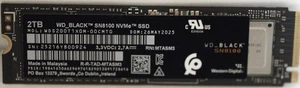 WD BLACK 2TB SN8100 - Internal SSD Gen 5 Up to 14900 MB/s WDS200T1X0M  - Picture 1 of 5