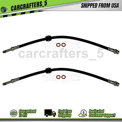 2 mangueras hidráulicas de freno delantero para BMW 318i 318is 1992-1995 1,8 L Foto 1 de 4