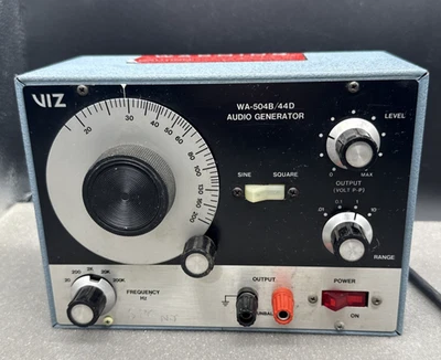 VIZ Audio Generator Model WA-504B/44D Bench Tested: Powers On - Image 1 of 4