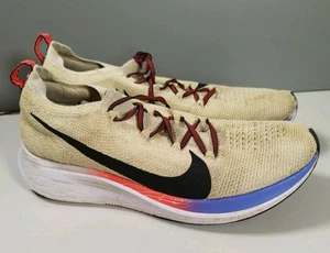 Nike Zoom Fly Flyknit Light Cream Running Shoes Men’s UK Size 8.5 - AR4561-200 - Picture 1 of 8
