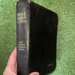 Holy Bible KJV Concordance New Scofield Reference Edition 1967 Oxford Black - Bild 1 von 5