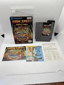 High Speed World&rsquo;s #1 Pinball (Nintendo NES) Complete CIB + Reg Card Nice!