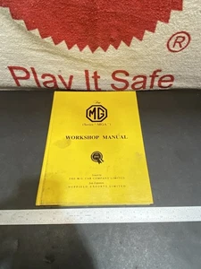 Original MG Series MGA Workshop Manual Authentic United Kingdom, Rare - Imagen 1 de 16
