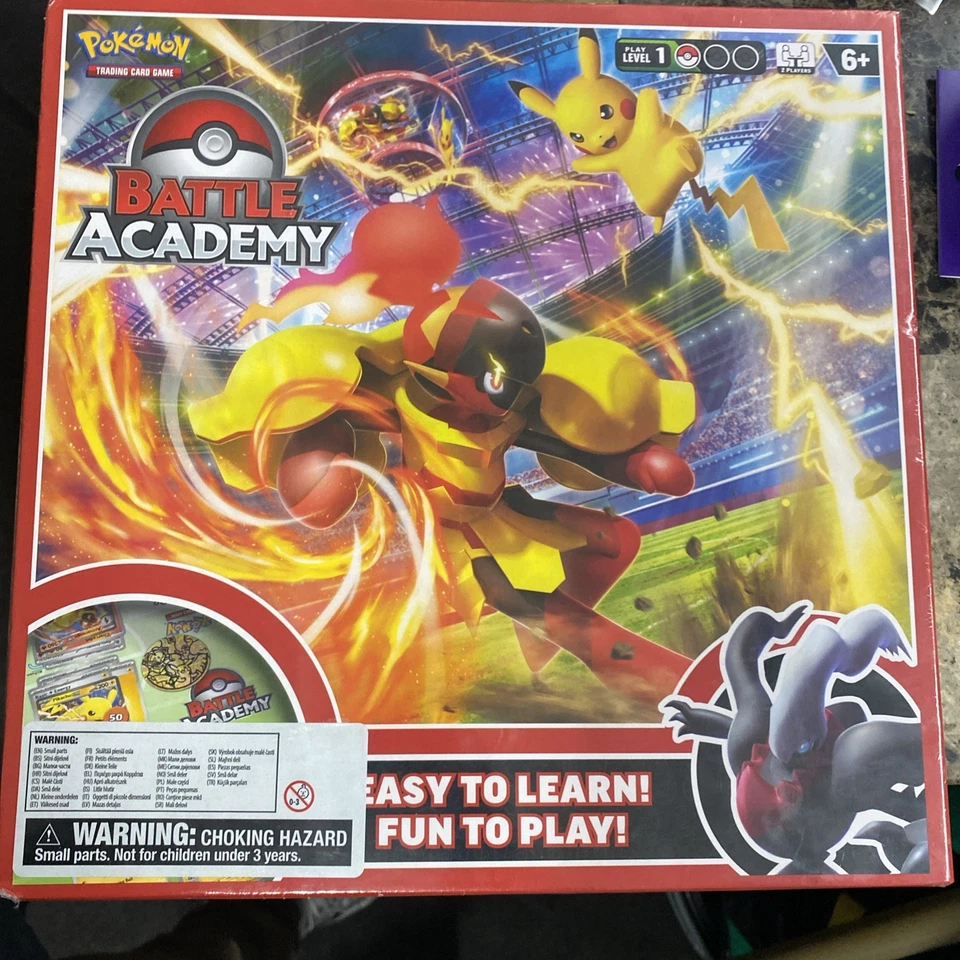 Pokemon TCG 2024 Edition Battle Academy - Factory Box - 3 Complete Decks
