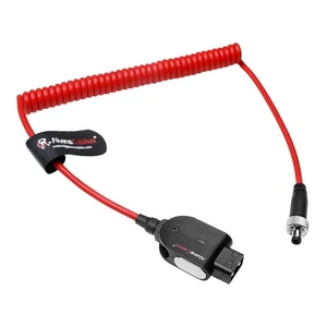 Smart Dtap to DC Cable,Ultra Flexible D-tap to 2.1DC Right Angle Power Cable 2ft - Picture 1 of 6