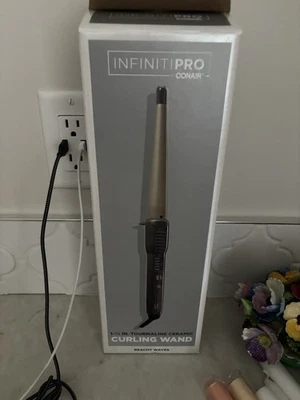 Infiniti Pro By Conair Nano Tourmaline Ceramic Curling Iron, 1 Inch New FREE S&H - Image 1 of 4