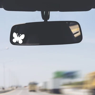 Cute Tiny Butterflies Vinyl Decal Sticker Rearview Mirror Car Truck Set of 2 - Image 1 of 4