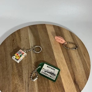 Lote De 3 Llaveros De Colección Teléfono Princesa, Copos De Maíz, Johnnie & Mack - Imagen 1 de 6