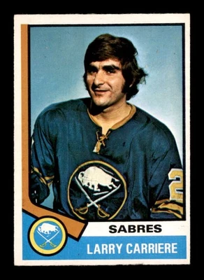 1974 O-Pee-Chee NHL #43 Larry Carriere   EXMT/EXMT+ X3537761 - Image 1 of 3